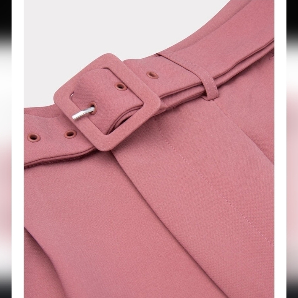 ESQUALO City Belt Trousers Vintage Rose - Picture 3 of 9